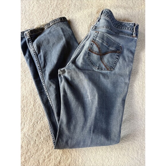 Tommy Bahama Aged Vintage Wash Denim Jeans Womens Size 10 Island Bootcut - Picture 1 of 8